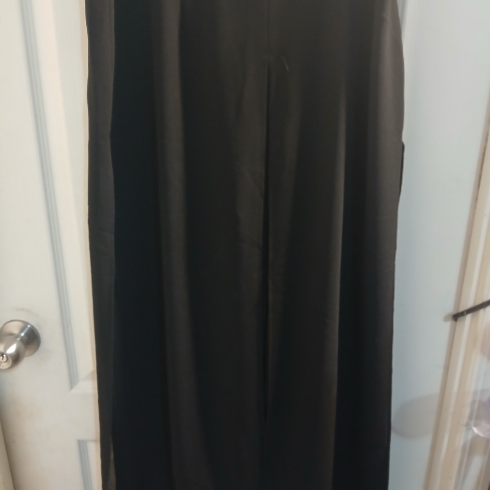 Women's Black Wide-Leg Jumpsuit